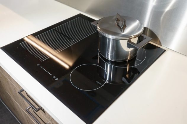 Stockpot on induction hob