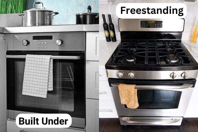 Built-Under Oven vs. Freestanding Oven