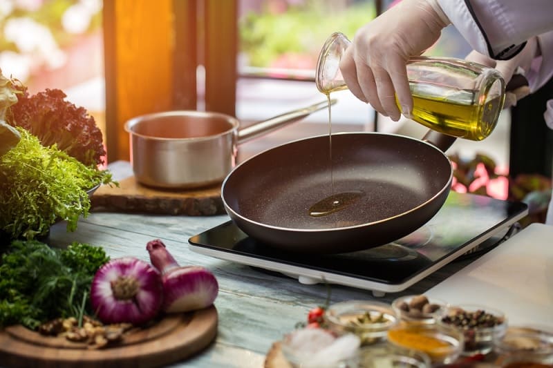 Frying Pan on Induction Hob