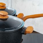 Non-stick saucepans on induction hob
