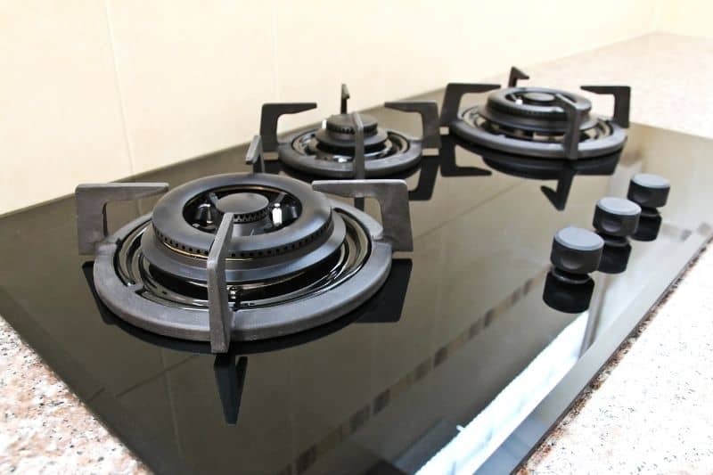 Gas on Glass Hob