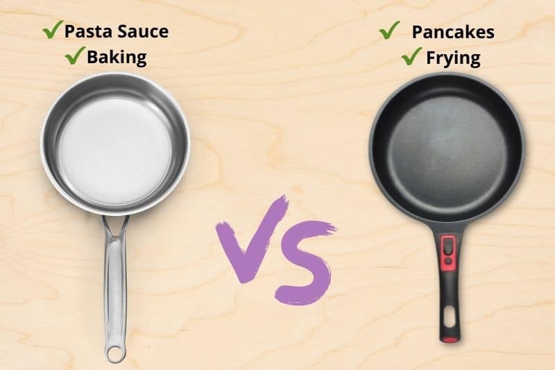 Stainless-Steel Pan vs Non-Stick Pan