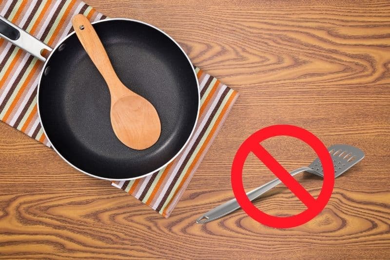 Use Wooden Spoon on Non-Stick Pans