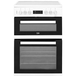 Beko KDC653W 60cm Electric Cooker with Ceramic Hob