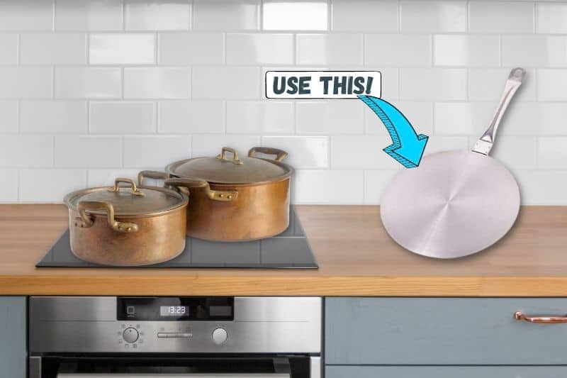 Make Traditional Copper Pans Work on an Induction Hob