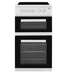 Beko KDVC563AW 50cm Electric Cooker with Ceramic Hob