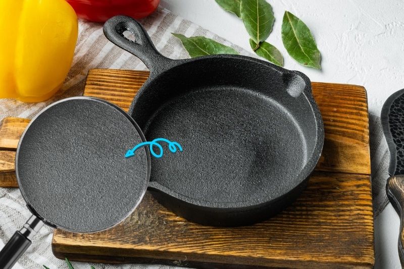 Cast Iron Pan Surface