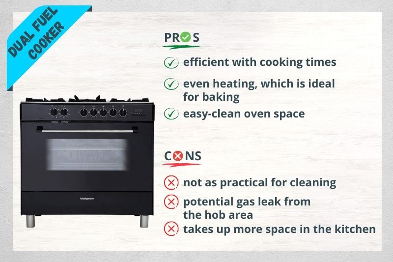 Dual Fuel Cooker Pros and Cons