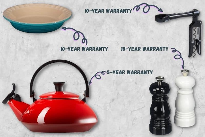 Le Creuset Cookware That Dont Have Lifetime Warranty