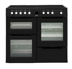 Beko KDVC100K 100cm Electric Range Cooker with Ceramic Hob