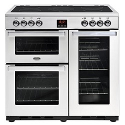 Belling Cookcentre 90E Professional 90cm Electric Range Cooker with Ceramic Hob