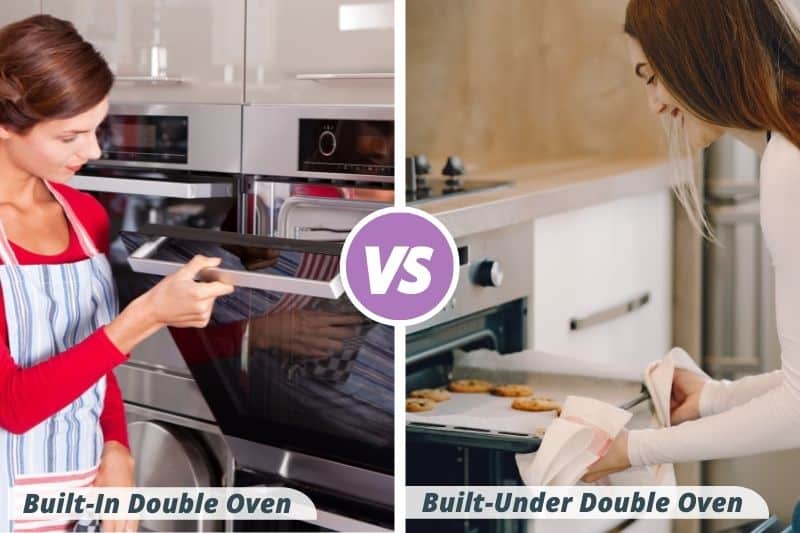 Built-In vs. Built-Under Double Ovens