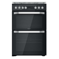Hotpoint HDM67G9C2CB Double Oven Dual Fuel Cooker