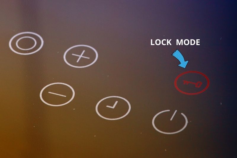 Induction Hob in Lock Mode