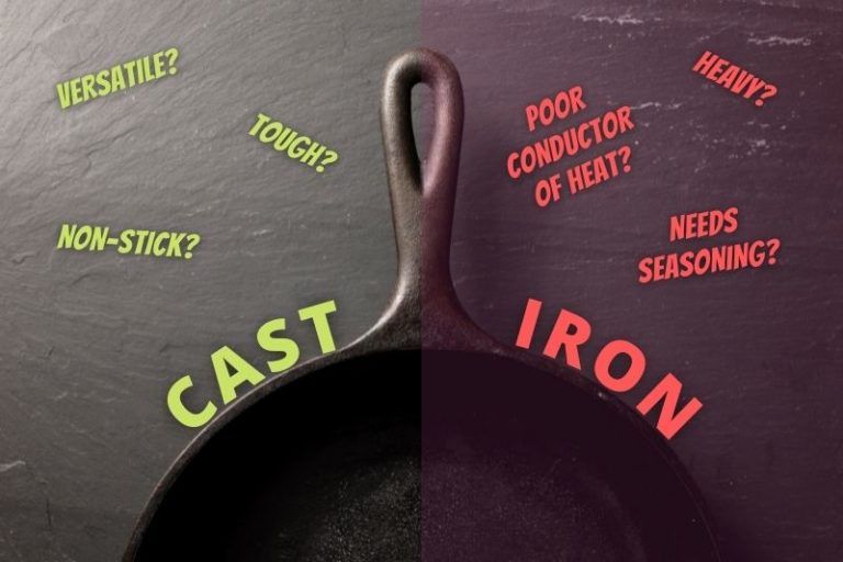 Advantages and Disadvantages of Cast Iron Cookware
