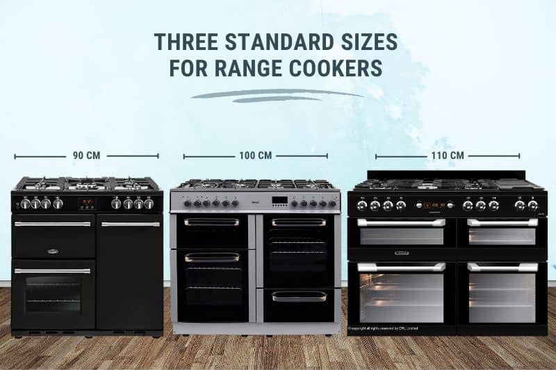 Different Sizes of Range Cookers