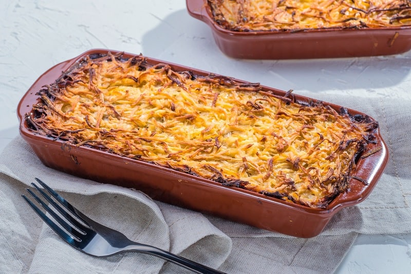 Casserole in dish