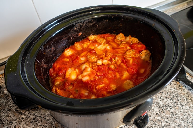 Meal in slow cooker