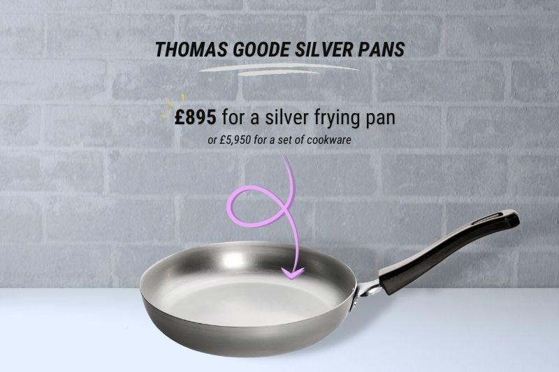 Thomas Goode Silver Pans
