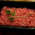 Beef mince in dish