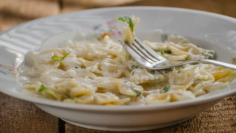 Creamy pasta