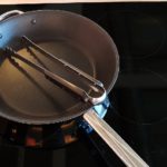 Fring pan on induction hob