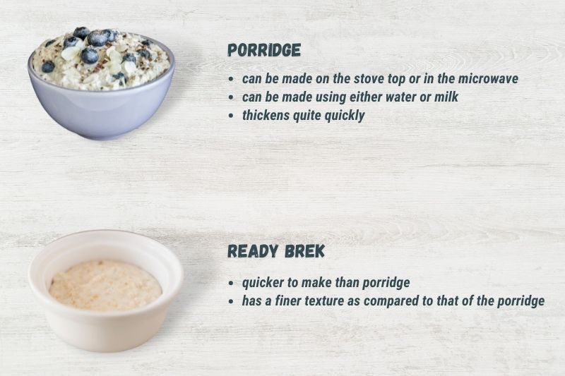 Porridge Cooking Methods vs. Ready Brek