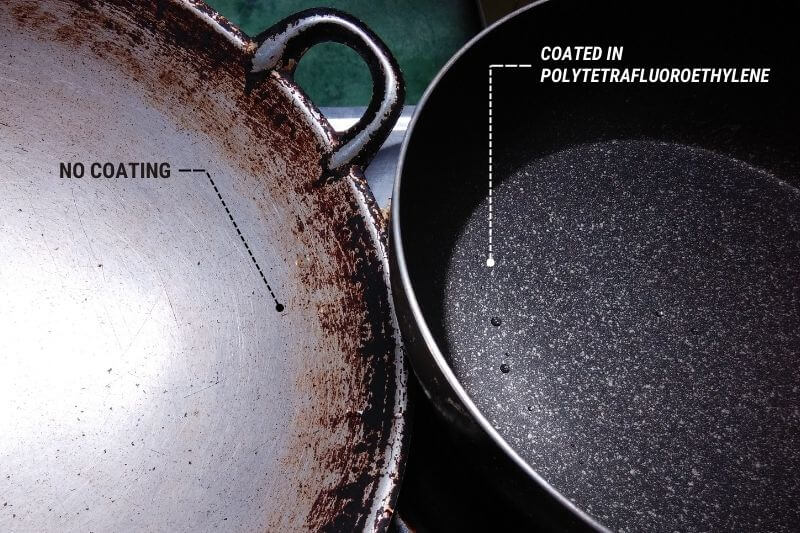 Carbon Steel vs Non-Stick Cookware non-stick coating