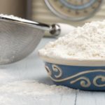Flour in bowl for baking
