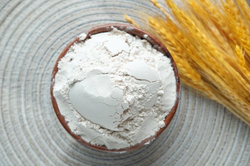 Flour in bowl