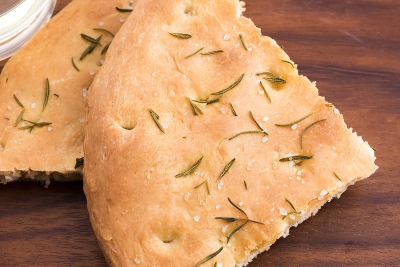 Focaccia pieces