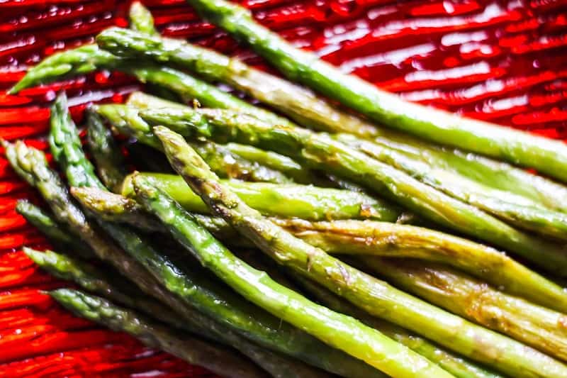 Grilled asparagus