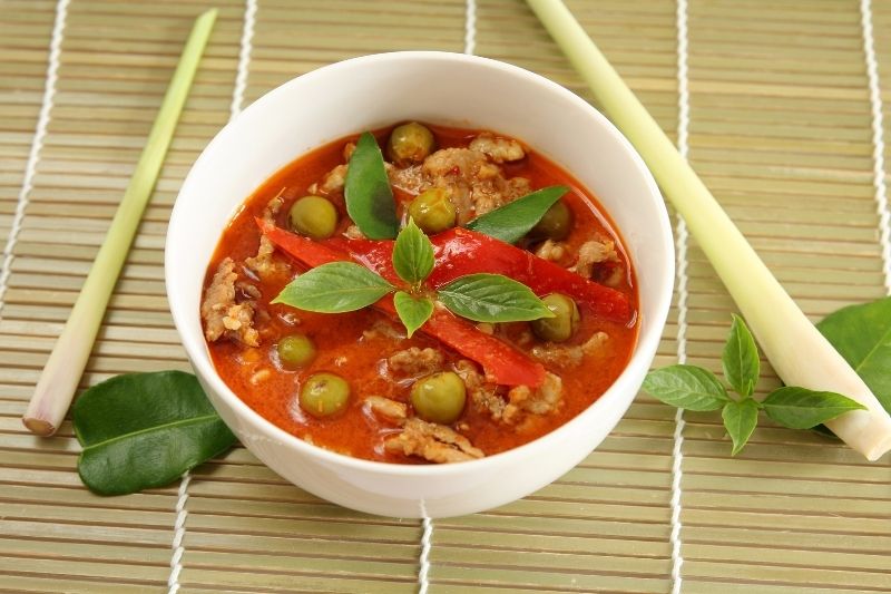 Red Curry in bowl