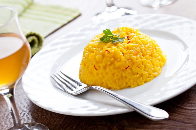 Saffron risotto