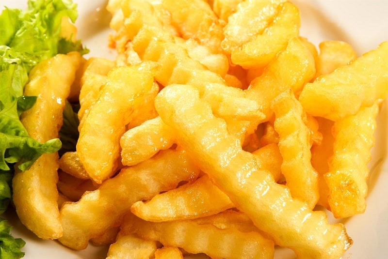 Wavy french fries