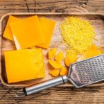 Orange cheddar cheese