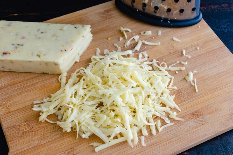 Grated Jack cheese