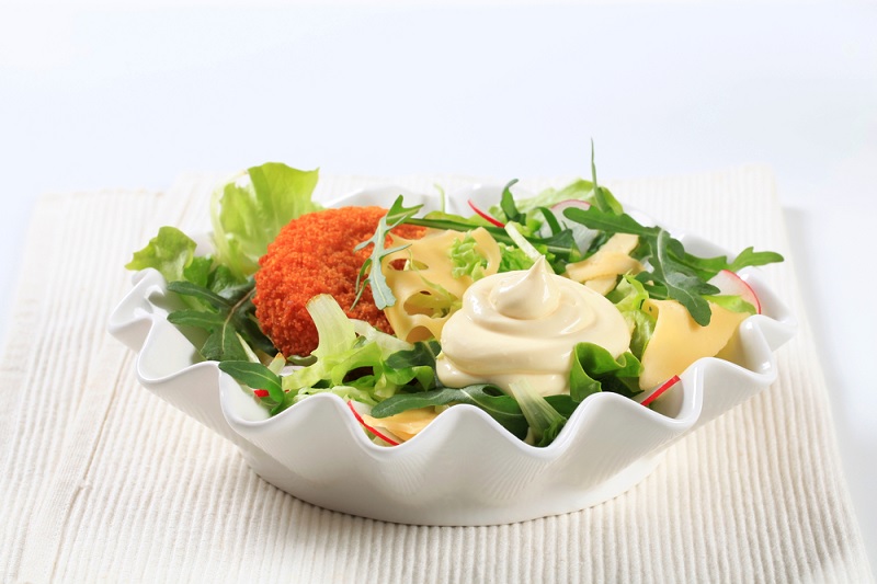 Salad with mayonnaise