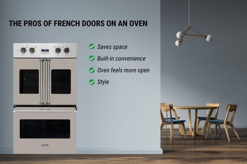 The Pros of French Doors on an Oven