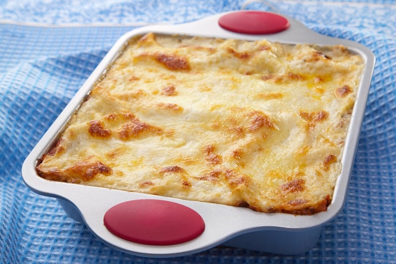 Cooked lasagne