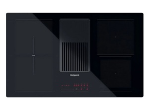 Hotpoint PVH92BK FKIT 83cm Induction Extractor Hob