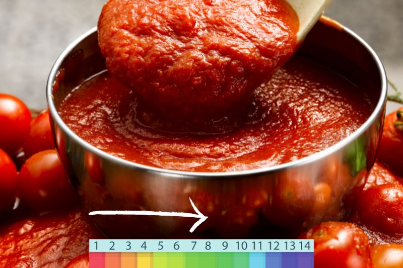Make tomato sauce less acidic