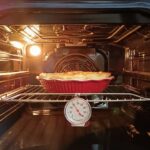 Pie in oven