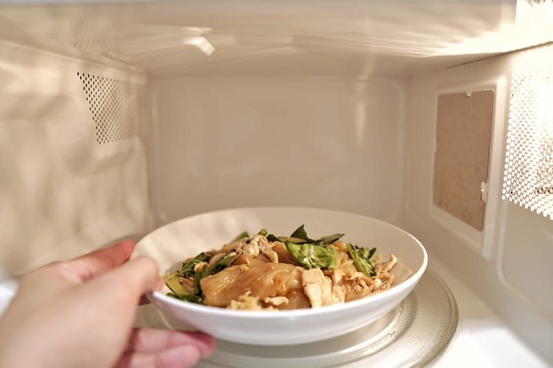 Stir fry in microwave